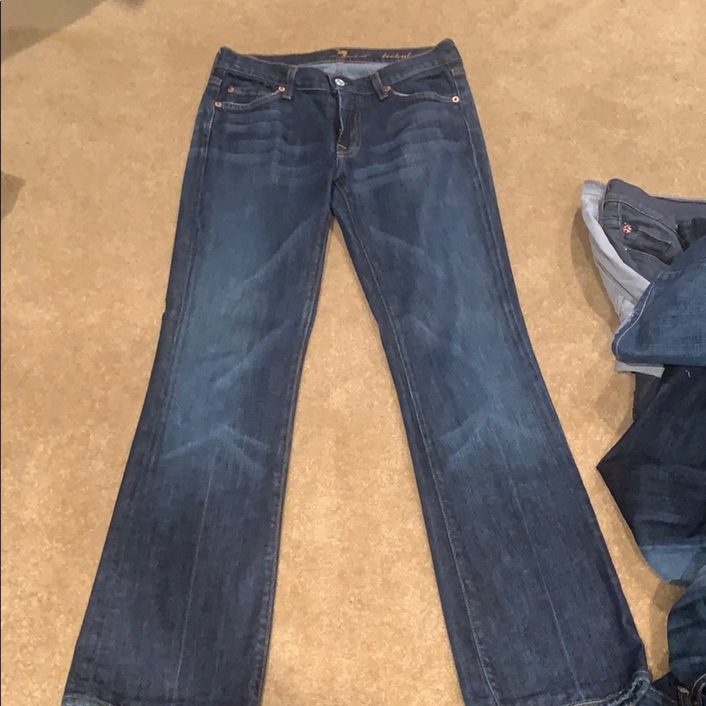 Seven for all making bootcut jeans